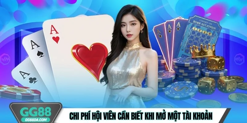 Chi phí hội viên cần biết khi mở một tài khoản