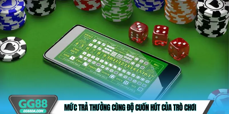 Mức trả thưởng cùng độ cuốn hút của trò chơi