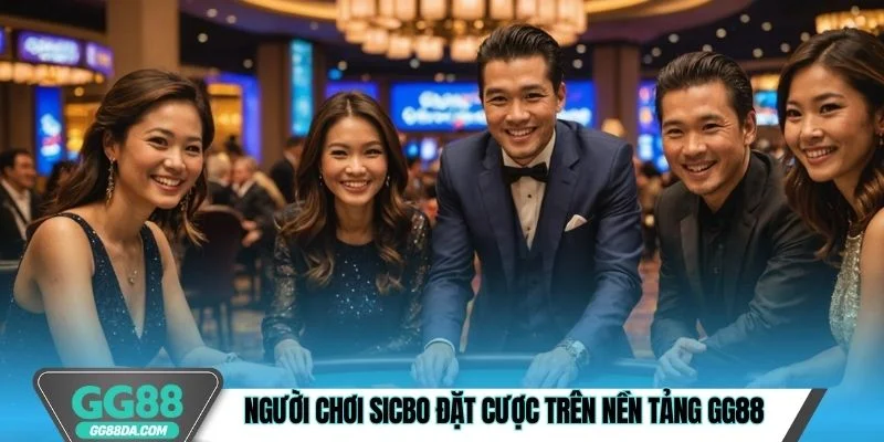 Người chơi Sicbo đặt cược trên nền tảng GG88